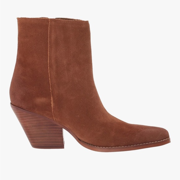 Sam Edelman Brown Suede Ankle Boots - Picture 6 of 13